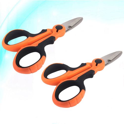 Generic 2pcs Fishing Braid Scissors Heavy Duty Braided Line For