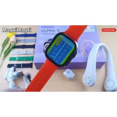 product_image_name-Generic- 2000 Ultra 3 Smart Watch Combo – Complete 4-in-1 Smart Lifestyle Package (7+1 Bands)-4
