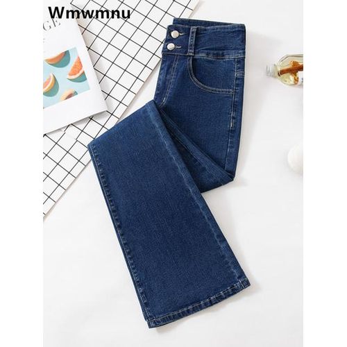 Jielur Fashion High-waist Casual Baggy Jeans Women Loose Spring Korean Y2K Denim  Pants Female Straight Wide-leg Streetwear Jeans - AliExpress