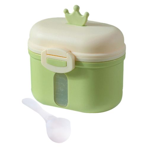 Airtight Formula Container Milk Powder Container Formula Dispenser Portable  Milk Powder Storage Container,Green