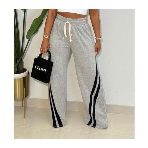 product_image_name-Fashion-Light gray palazzo pants for ladies-1