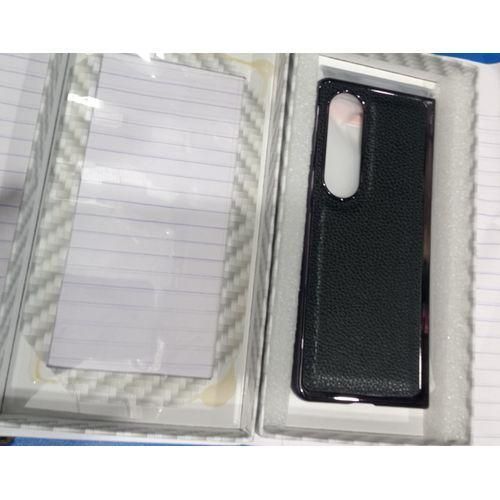 Samsung Galaxy Z Fold 4 Protective Leather Flip Case (Black)
