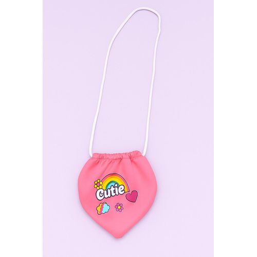 product_image_name-Fashion-Heart shaped "cutie" kids handbag/ shoulder bag for girls / children handbags - Neoprene fabric light weight and comfortable -2