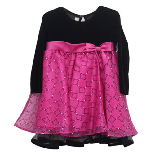 product_image_name-Fashion-Girls Sequence Two Tones Party Dress-1