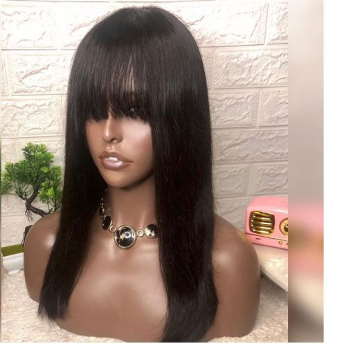 Fashion Straight Fringe Hair Wig