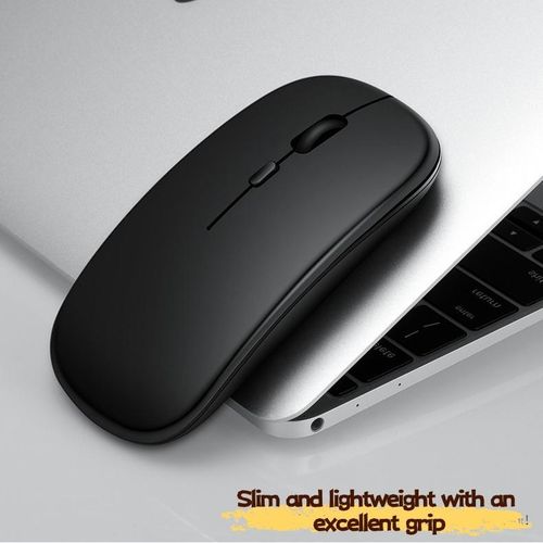 product_image_name-Generic-Mouse 189 Ultra-thin Wireless Mouse 2.4G Bluetooth Dual Mode Rechargeable Black-8