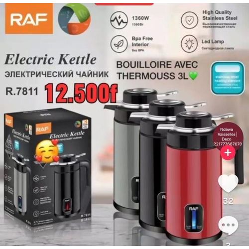 Generic 2L RAF Electric Kettle 24-Hour Heat Preservation-1Pc