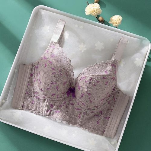  Womens Full Coverage Floral Lace Underwired Bra