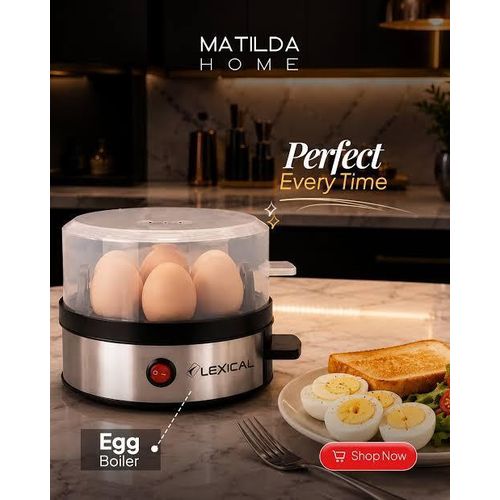 Lexical Chef’s Choice Electric Automatic Egg Boiler & Steamer - 7 Eggs Capacity