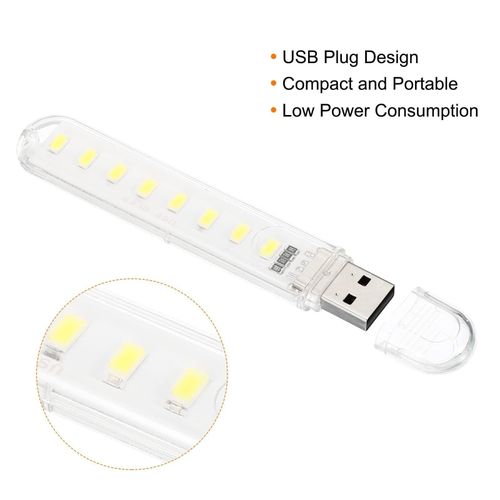 Generic 4pcs Portable USB LED Lamp Stick for Home Decor Reading Sleeping Camping - image 4