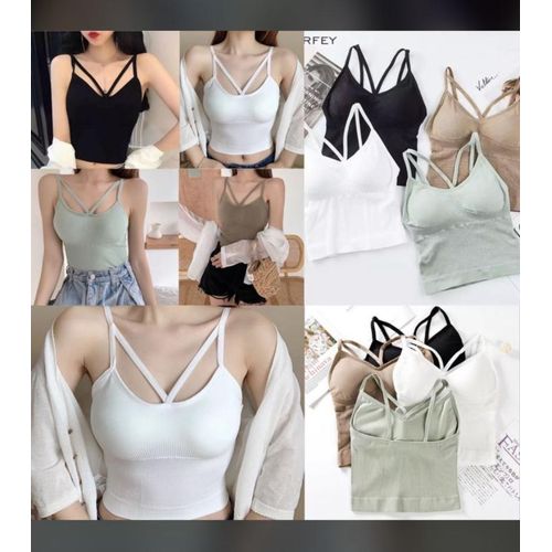 Fashion 3pcs Ladies Stretch To Fit Brallet Camisole