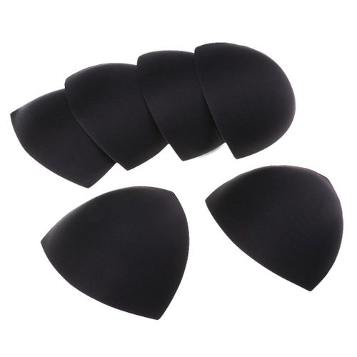 3 Pairs Black Triangle Removable Cups Inserts for Bra Pads 