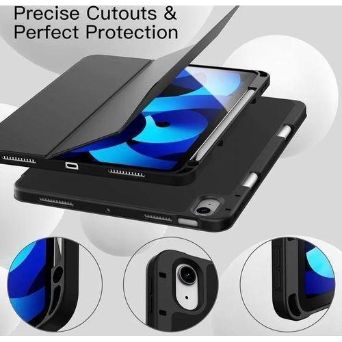 product_image_name-Generic-iPad Air 11-inch M3/M2 (2025/2024) Leather Smart Case with Pencil Space - Black-2