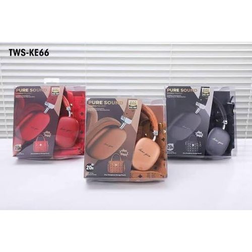 Generic TWS-KE66 Pure Sound Wireless Headset With Matching Bag - image 2
