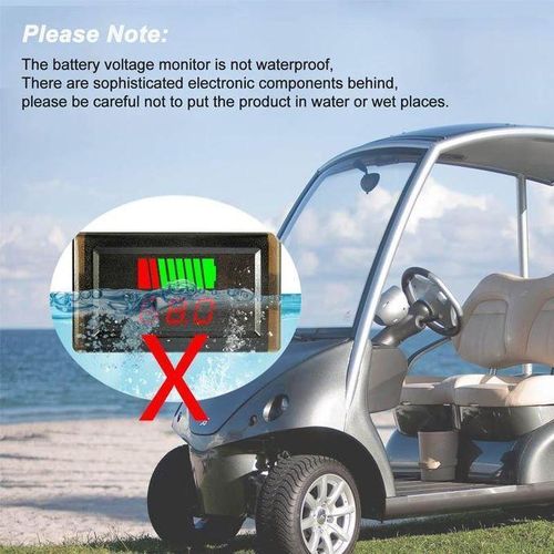 Generic E-Bike  Lithium Battery Capacity Meter Tester Display LED Tester Voltmeter 12-84v - image 3