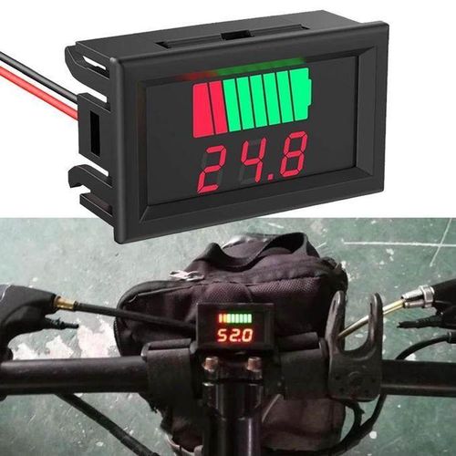 Generic E-Bike  Lithium Battery Capacity Meter Tester Display LED Tester Voltmeter 12-84v - image 4