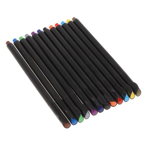 Generic Water Based Pens Fineliner 12 Color Pen Set Colored Fine Line ...