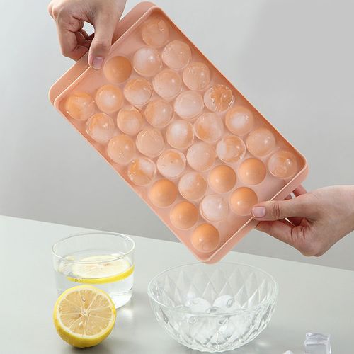 11 Green Grids Ice Cube Tray with Lid, Ice Trays Ice Maker for