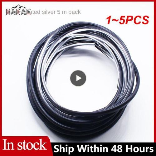 Generic 1~5pcs 2m Carp Fishing Silicone Rigs Tube Inner Diameter 1mm Id  Sleeve Pretend Fishing Lines Useful Accessory For Outdoor Carp