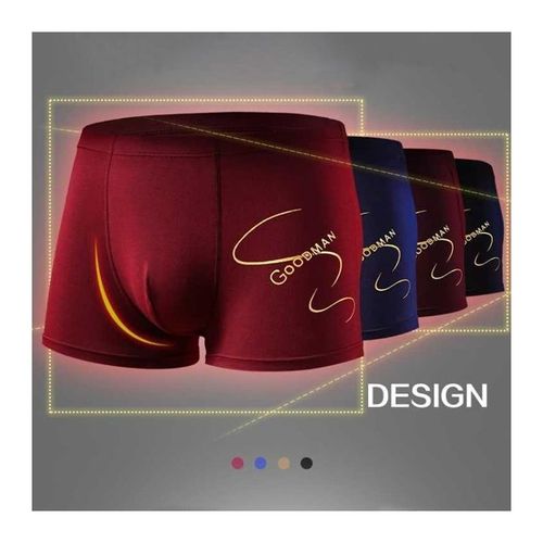 Fashion 4 In 1 Men's Underwear Boxer Cotton Underwear