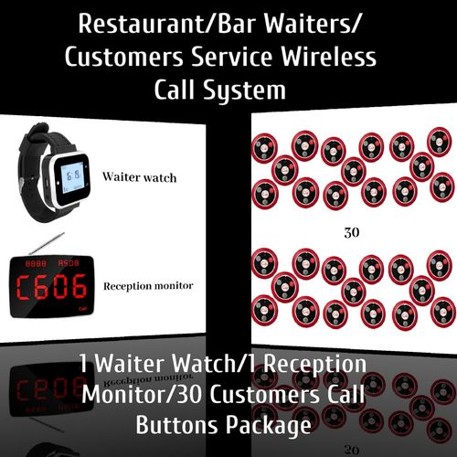 Caleocom Restaurant/Bar Waiters/Customers Service Wireless Call System