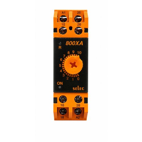 Generic SELEC 800XA Analog Timer Relay (22.5mm DIN Rail Mount) - image 2