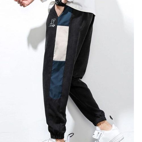 Fashion Men's Casual Waffle Texture Cargo Joggers