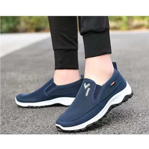 product_image_name-Fashion-Mark Casual Slip-on Shoes - Blue-2