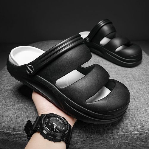 Fashion Cool Summer Sandals Men's Waterproof Beach Shoes Size 36-45 New  Arrival Unisex Luxury Platform Clogs Sandals Lovers Casual Rubber Slippers  Couple Slides Black | Jumia Nigeria