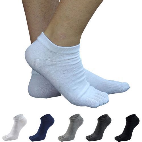 Fashion Men's Athletic Toe Socks Five Finger Socks (5 Pairs