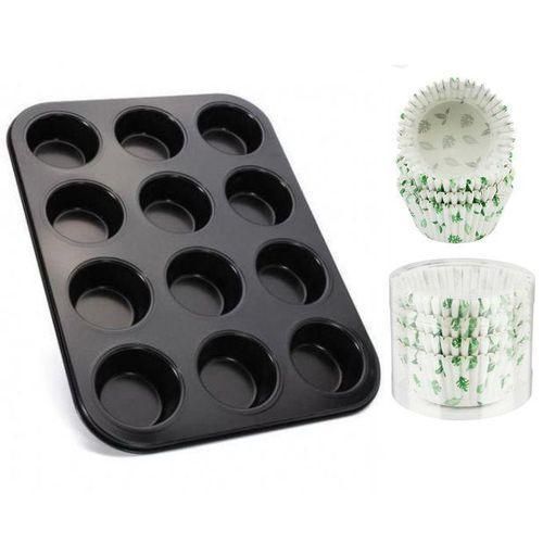 Generic Muffin pan by 12 with 100pcs cupcake paper