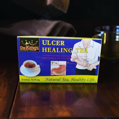 DE KINGS NATURE Ulcer Healing Herbal Tea- 25 Tea Bags