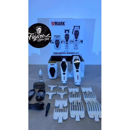 WMARK  Professional Barber Kit – High Speed Clipper, Trimmer & Shaver Set with LED Display - image 3