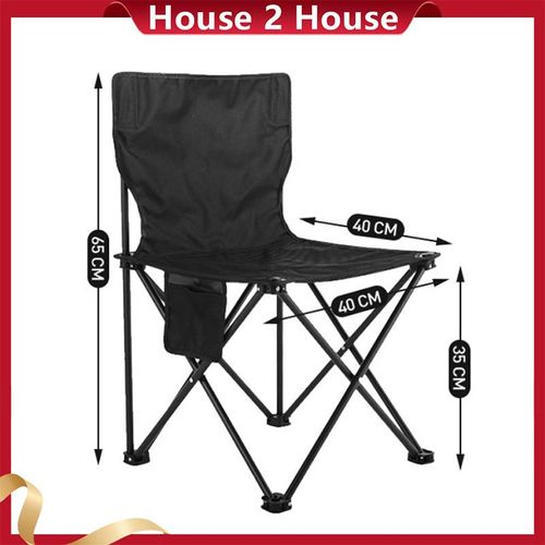 Generic Outdoor Folding Chair Portable Camping Chair with Storage