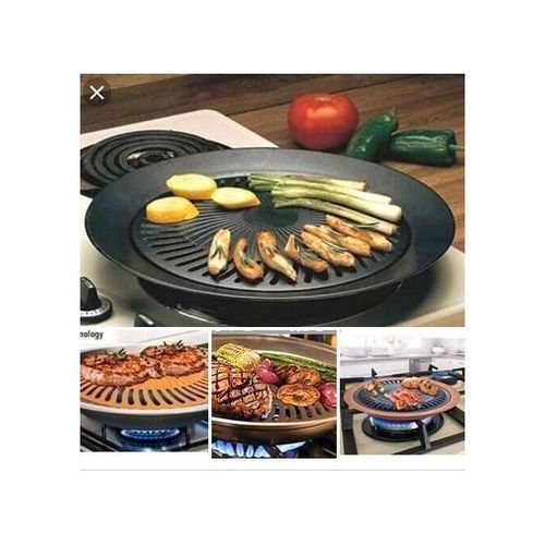 Stovetop Grill Indoor Smokeless Kitchen Top For Stove Top Grilling & BBQ  VGC