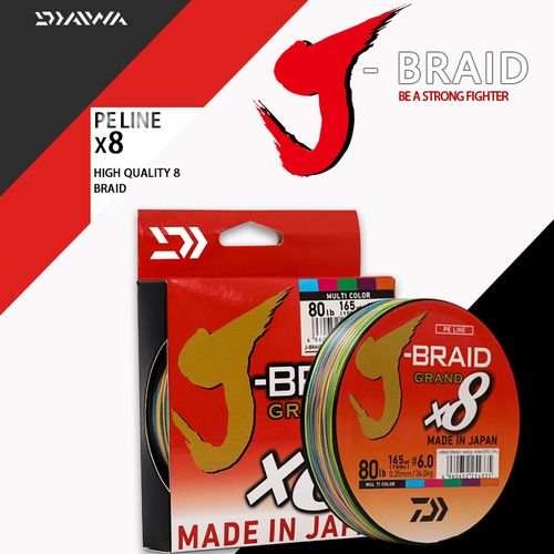 Generic 300m Fishing Line J-BRAID GRAND Braided PE 8 Braided