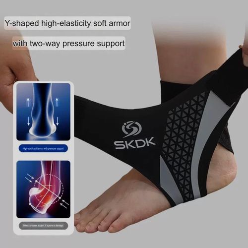 Generic Ankle Brace Adjustable Ankle Support Strap black - image 3