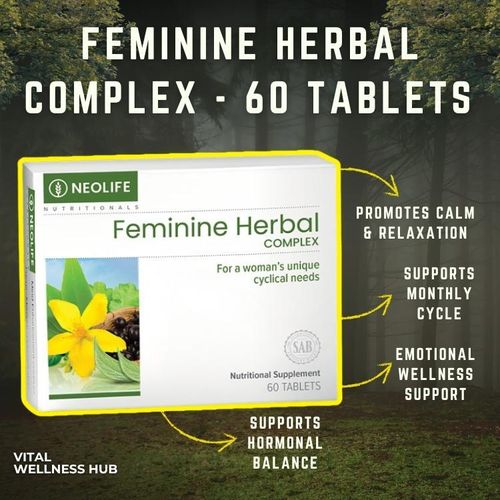Neo Feminine Herbal Complex 60 Tablets – Women's Herbal Supplement g n l d