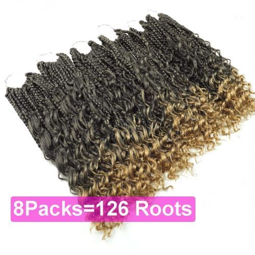 Generic Box Braid Crochet Hair - 8packs Goddess Braiding With