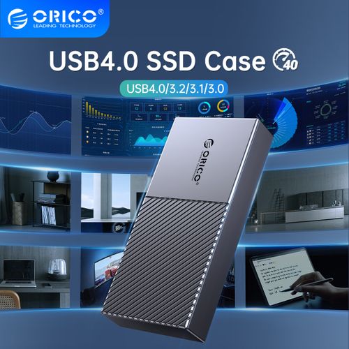  40Gbps M.2 NVMe SSD Enclosure, Aluminum USB4 External Hard  Drive Enclosure for Thunderbolt 3/4 USB4.0/3.2/3.1/3.0, Thunderbolt 4 M.2  SSD External Enclosure Support 2280B+M M-Key PCIe with USB C Cable :  Electronics