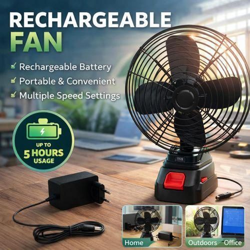 Generic Mini rechargeable fan with 48v lithium battery