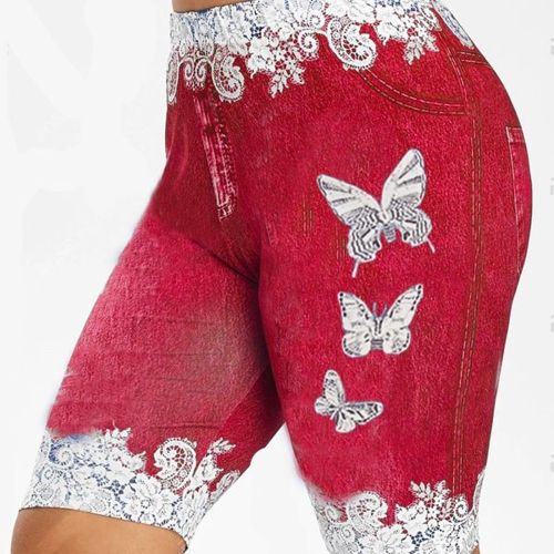  Lace Patchwork Leggings for Women See Through Yoga