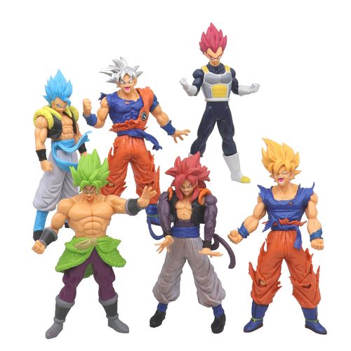 18cm anime dragon ball figures infância troncos goku super saiyan