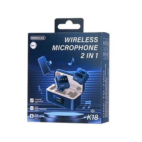 product_image_name-Remax-K18 2-IN-1 Usb-C Wireless Microphone-2