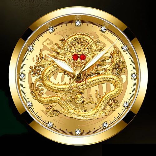 product_image_name-Fngeen-Men's Wrist Watch Quartz Dragon Luminous Luxury Business Stainless Steel-8