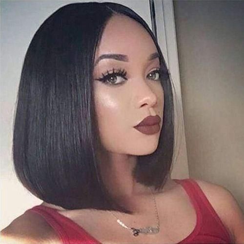 Generic Human Hair Wig Straight Short Bob Wig | Jumia Nigeria