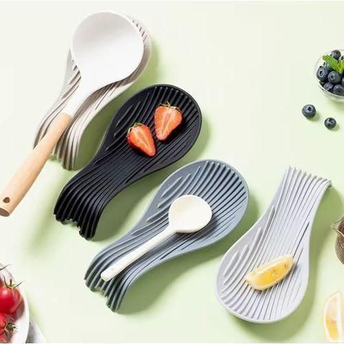 Generic Silicon spoon rest Heat resistant Colours: Grey, Beige, black