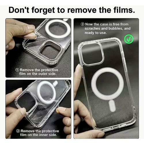 product_image_name-Generic-Magsafe Magnetic Transparent Case For IPhone 13-8