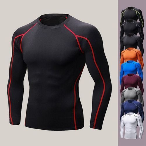 Clothing Fitness Male Dry Fit, Compression Shirts Men