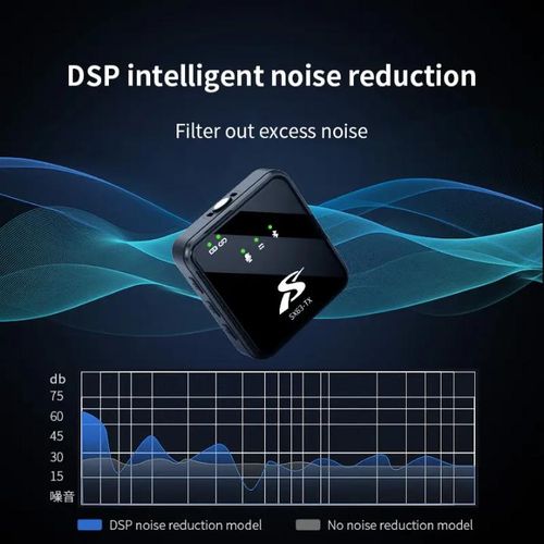 product_image_name-Generic-All purpose Dual Wireless Lavalier Microphone With Noise Cancellation For iPhones Android Type C, Cameras With Charging Case-2